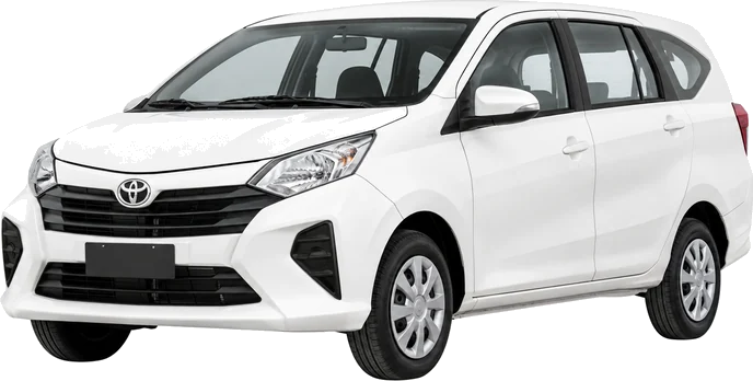 Toyota Calya matic untuk sewa mobil hemat di Belitung